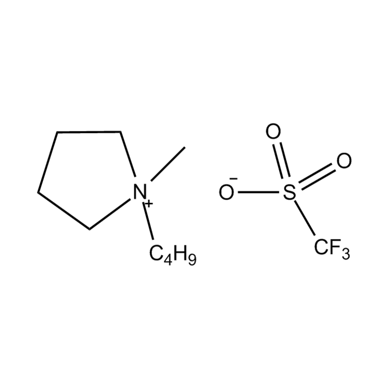 N-butyl, n-methylpyrolidinium triflloromethanesulfonate